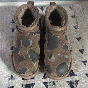 UGG Kids Brown and Gray Boots